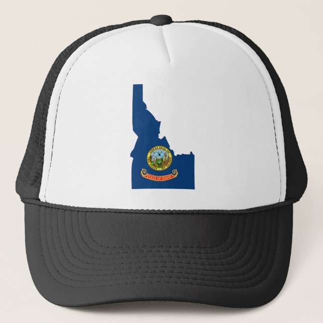 Boné Mapa da bandeira de Idaho (Frente)