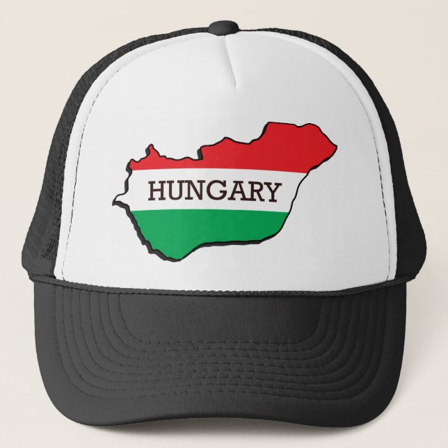 Boné Mapa de Hungria (Frente)