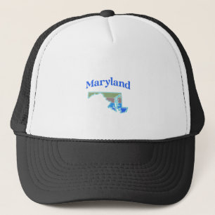 Boné Mapa de Maryland