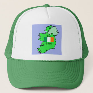 Boné Mapa e bandeira de Ireland