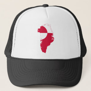 Boné Mapa GL da bandeira de Greenland