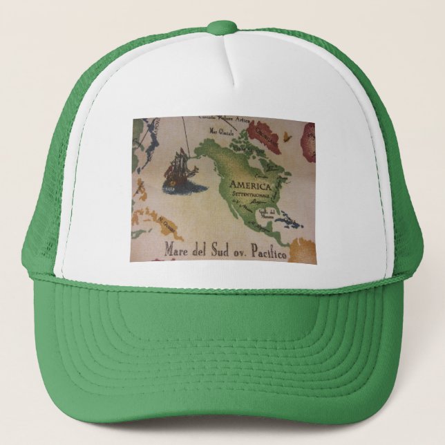 Boné Mapa Mundial - América (Frente)