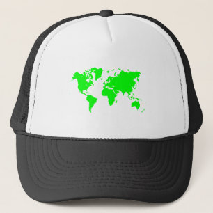 Boné Mapa Mundial - Verde
