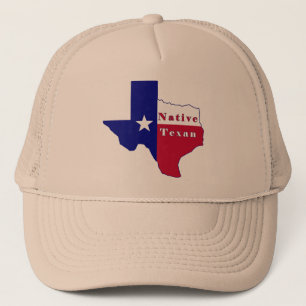 Boné Mapa nativo da bandeira do Texan