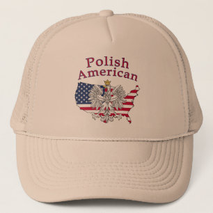 Boné Mapa Polonês Americano