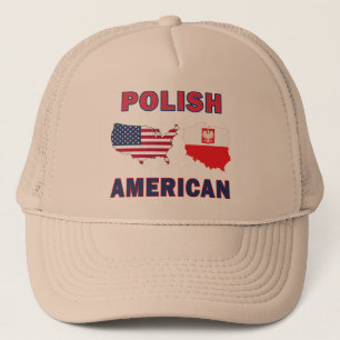 Boné Mapa Polonês Americano