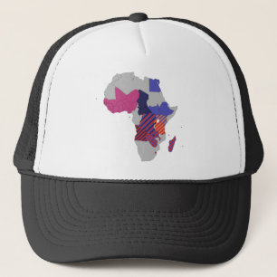 Boné Mapear continente político-geográfico africano