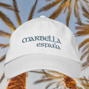 Boné Marbella España Espanha Beach Embroiderada Hat
