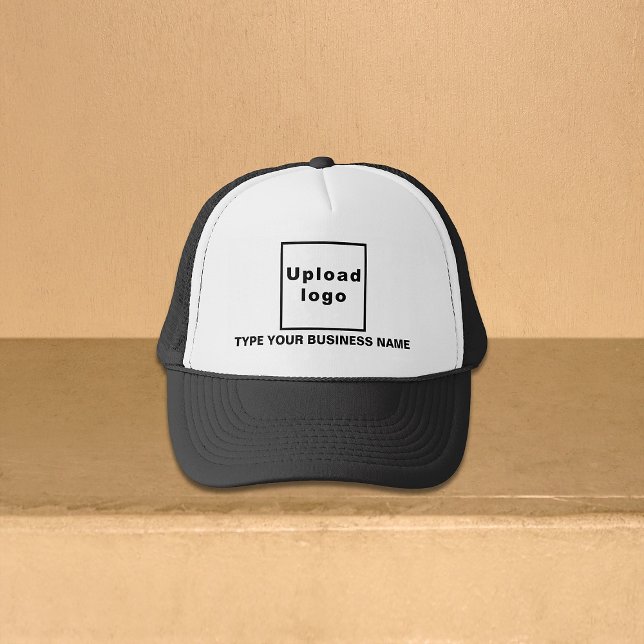 Boné Marca Negra de Negócios no Trucker Hat (Black business brand on trucker hat)