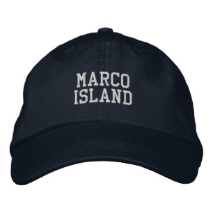 Boné Marco Island - Flórida Bordados com Chapéu Basebal