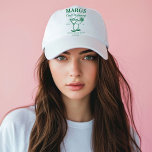 Boné Margs e Matrimony Beach Festa de solteira<br><div class="desc">Elevem seu estilo de festa de solteira com nosso chapéu exclusivo de solteira 'Margs e Matrimony'! Criado com amor e riso em mente, este acessório chic é a mistura perfeita de diversão e moda. Quer você esteja jogando margaritas na piscina ou batendo na cidade por uma noite de celebração, este...</div>