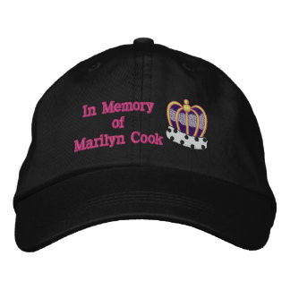 Boné Marilyn Cook Memorial Hat