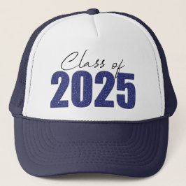 Boné Marinho Blue Glitter Classe de 2025