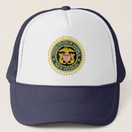 Boné Marinho Veteran Trucker Hat