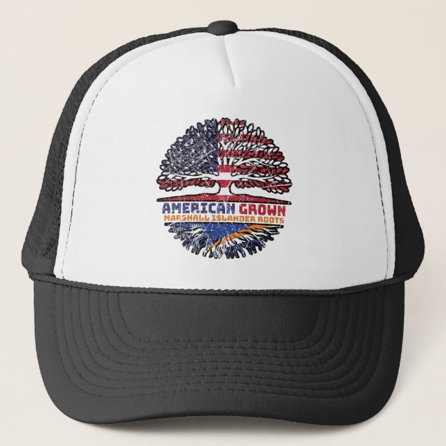 Boné Marshall Islands American EUA Estados Unidos (Frente)