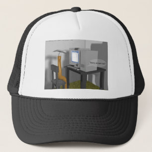 Boné Martelando no PC Presentes engraçados e camisetas