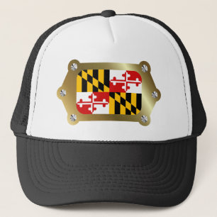 Boné Maryland enquadrou Flag Hat