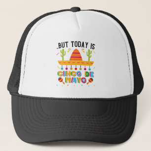 Boné Mas Hoje É Cinco De Mayo, Mexicano Cactus Engraçad