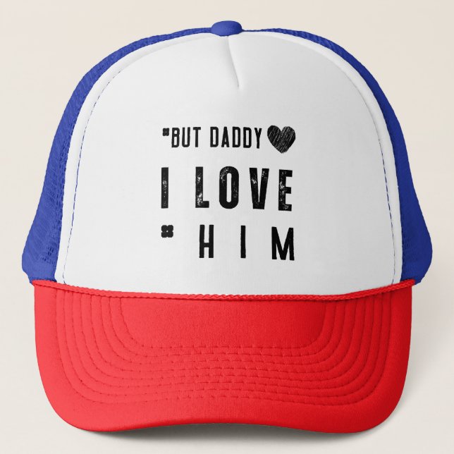 Boné Mas papai eu amo ele (Frente)