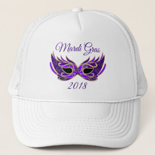 Boné Máscara Mardi Gras 2018