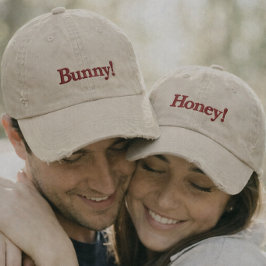 Boné Matching Couple Embroidered Baseball Cap