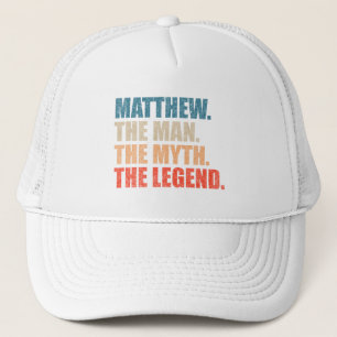 Boné Matthew O Homem O Mito A Lenda T-Shirt