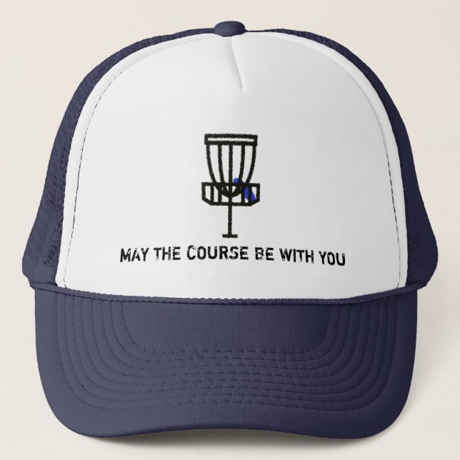 Boné May the course be with you, Discing Humor Shirt (Frente)