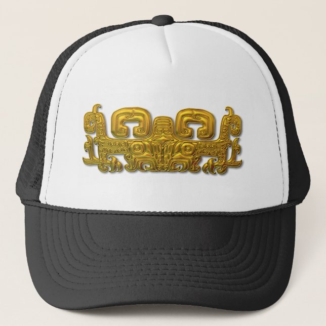 Boné Mayan Jaguar - Dourado (Frente)