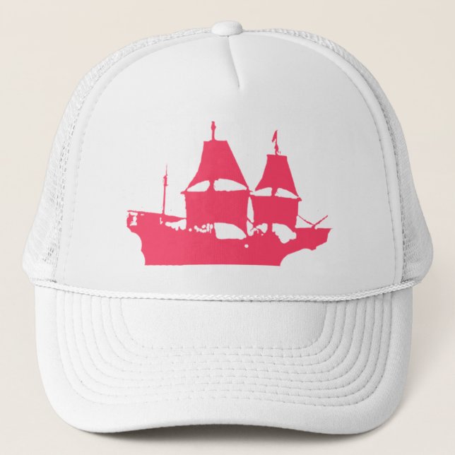 Boné Mayflower Pink Truckers Hat (escolha essa cor) (Frente)