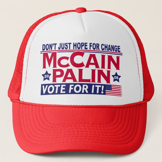 Boné McCain Palin 2008 (Frente)
