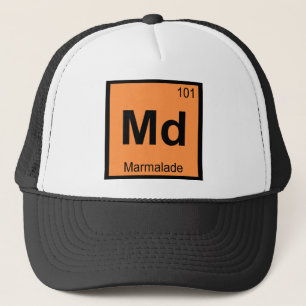 Boné Md - Símbolo da Tabela Periódica Química de Marmal