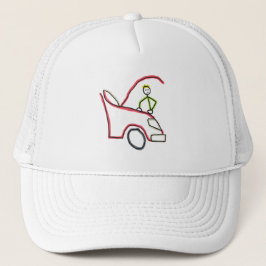 Boné Mecânico de Carros Stickman