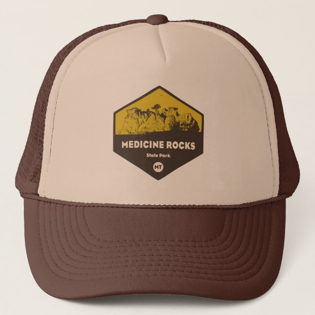 Boné Medicine Rocks State Park Montana (Frente)