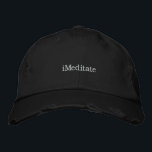 Boné meditação<br><div class="desc">meditação de que Todos os logotipos,  frases e fotografias são propriedade do criador desses produtos e estão protegidos por lei.</div>