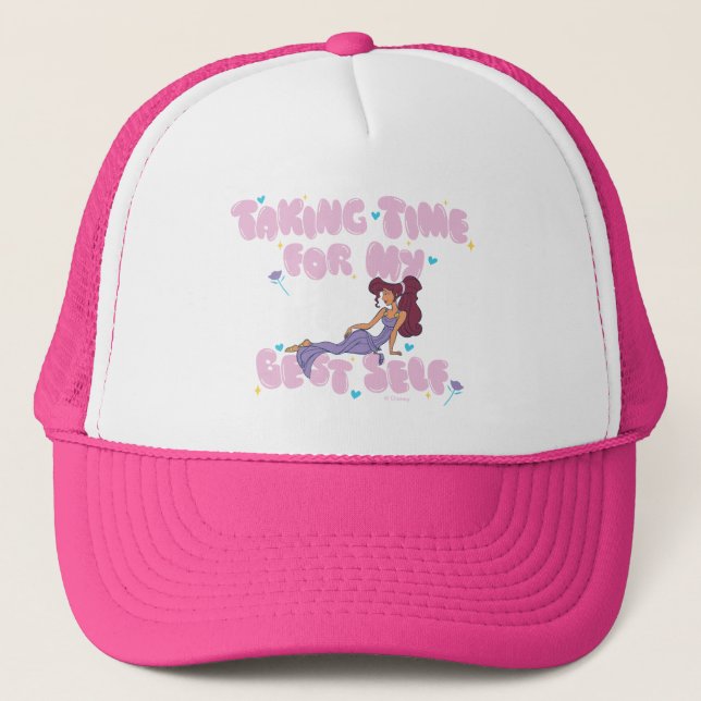 Boné Megara - Taking Time For My Best Self Trucker Hat (Frente)