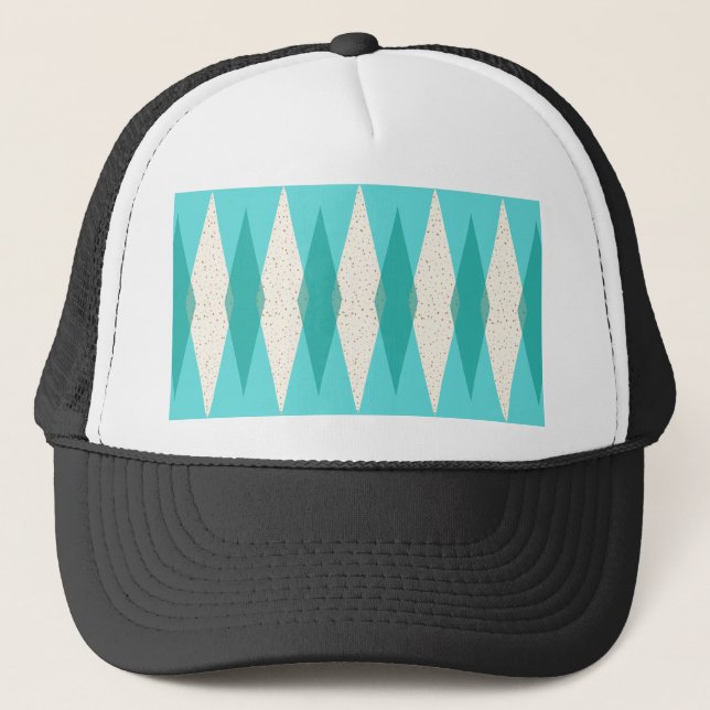 Boné Meio século Modern Argyle Trucker Hat (Frente)