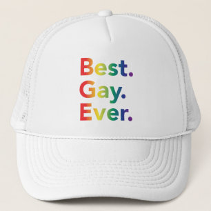 Boné Melhor Bandeira LGBT Arco-íris de Todos os Tempos