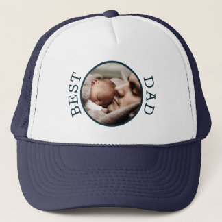Boné Melhor Círculo de Papai Foto Personalizada Present
