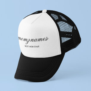 Boné Melhor Mãe Personalizada Nome De Caligrafia