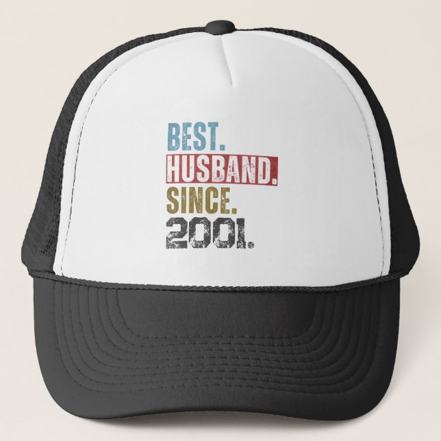 BONÉ MELHOR MARIDO DESDE 2001 PERSONALIZADO (Frente)