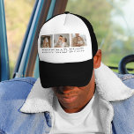 Boné Melhor Pai De Foto E Cinza De Colagem Moderna<br><div class="desc">O Melhor Pai de Foto e Cinzas de Colagem Moderna nunca Oferta é uma ideia de presente única e criteriosa para qualquer pai que adora fotografia e aprecia presentes personalizados. No geral, este presente é uma forma perfeita de celebrar Dias de os pais, aniversários ou qualquer outra ocasião especial para...</div>