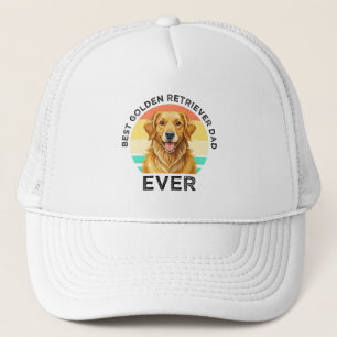 Boné Melhor Pai do Retriever Dourado de Sempre