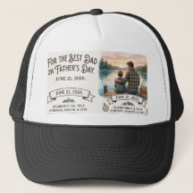 "Melhor Pai" Personalizado de Pesca Dia dos Pais