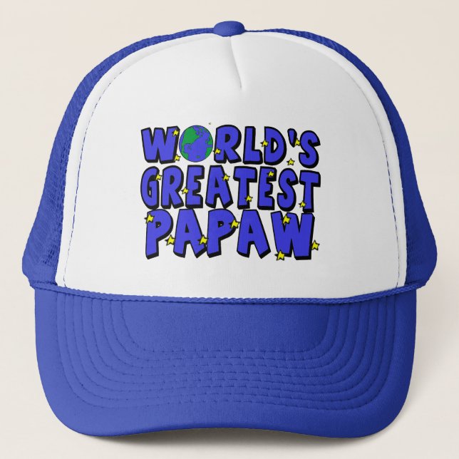 Boné Melhor Papaw do Mundo (Frente)