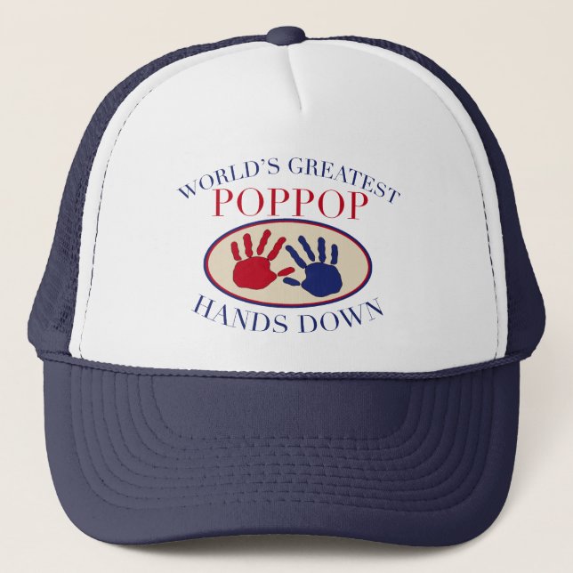 Boné Melhor PopPop Sem Dúvida (Frente)