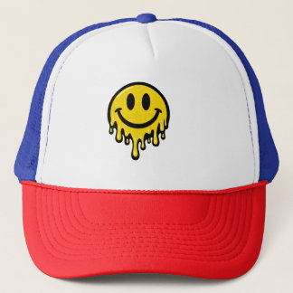 Boné Melting Smiley Face Foam Trucker Cap