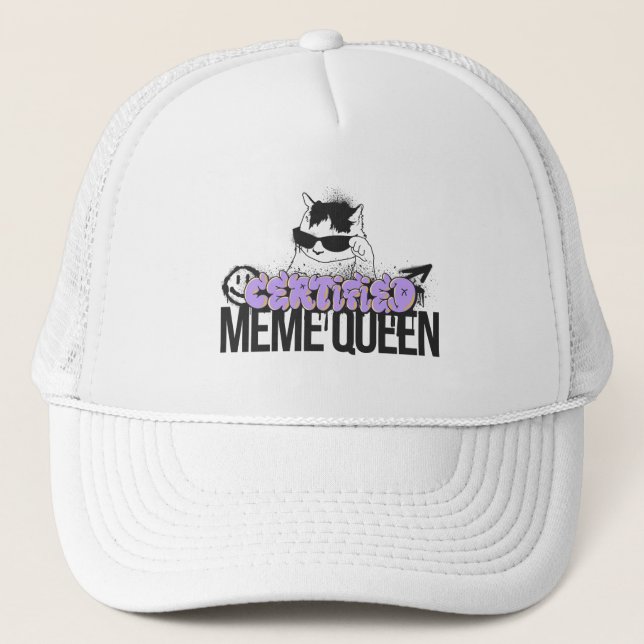 Boné Memória Certificação Queen Trucker Hat (Frente)