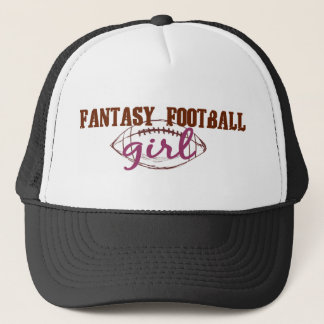 Boné Menina do futebol da fantasia