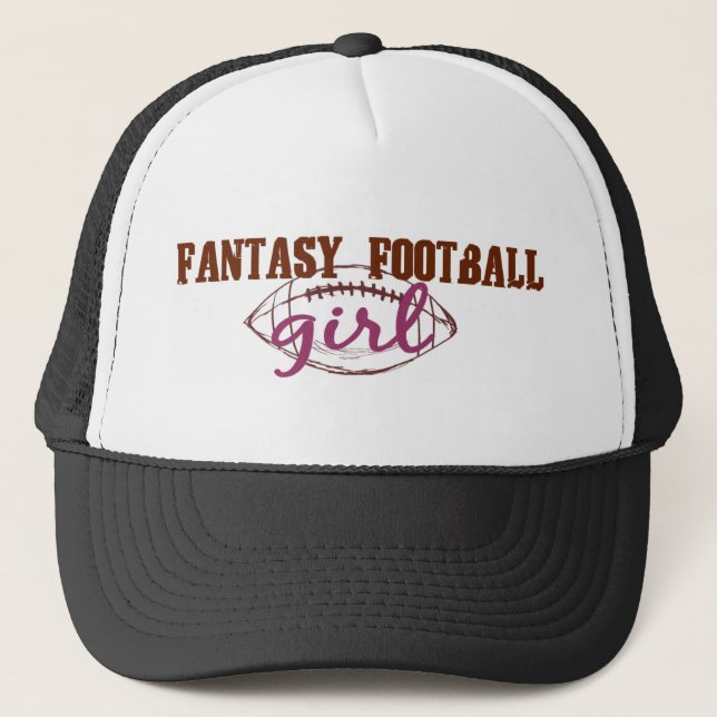 Boné Menina do futebol da fantasia (Frente)