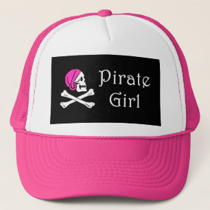 Boné Menina do pirata